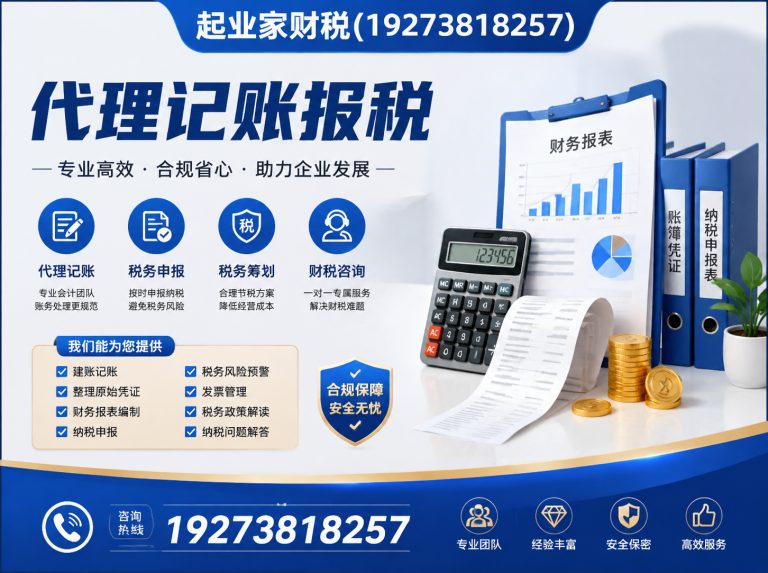 金水区代理记账展示图